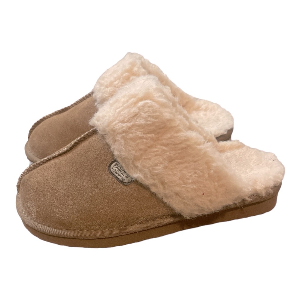 PAWZ Genuine Suede Warm Fuzzy with Wool Blend McKenzie Slipper